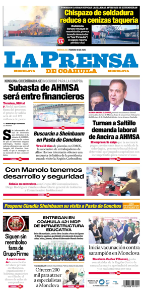 Cover of La Prensa de Coahuila