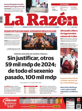Cover of La Razon de Mexico