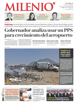 Cover of Milenio Puebla