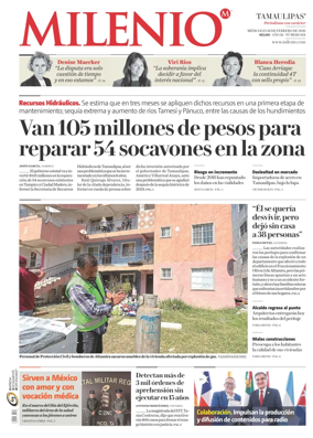 Cover of Milenio Tamaulipas