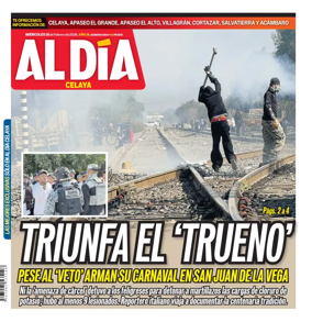 Cover of Periodico Al Dia (Celaya)