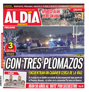 Cover of Periodico Al Dia (Irapuato)