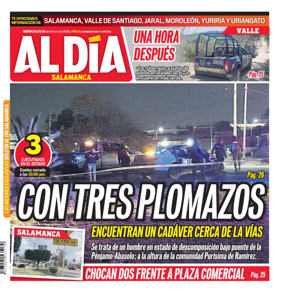 Cover of Periodico Al Dia (Salamanca)