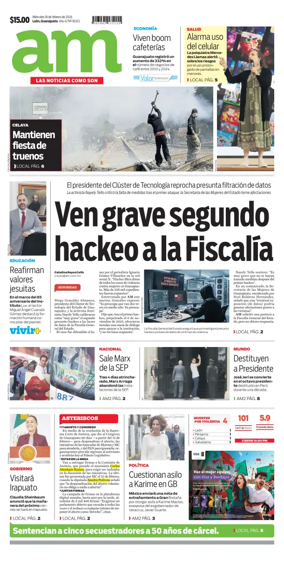 Cover of Periodico AM (Leon)
