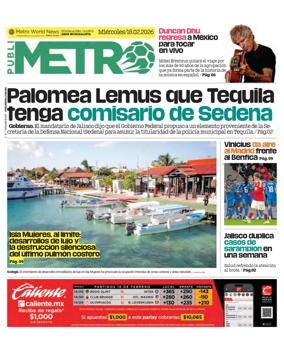 Cover of Publimetro Guadalajara