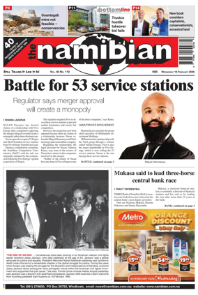 Cover of The Namibian