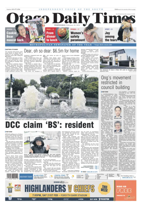 Cover of Otago Daily Times