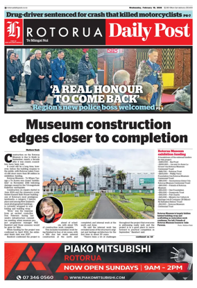 Cover of Rotorua Daily Post