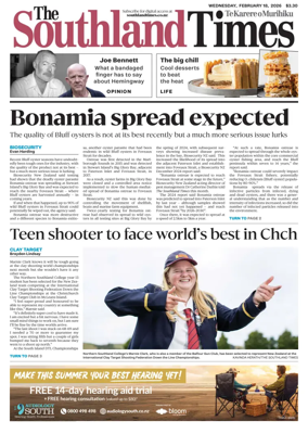 Cover of The Southland Times