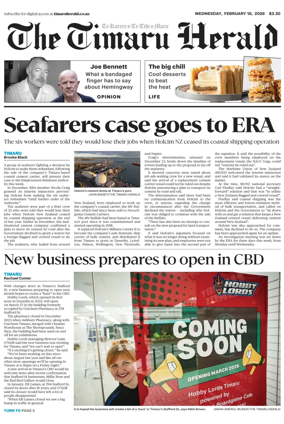 Cover of The Timaru Herald