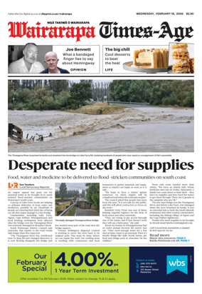 Cover of Wairarapa Times-Age (NZ)