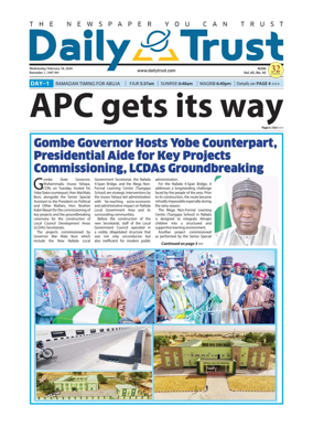 Cover of Daily Trust