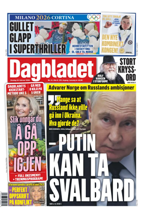 Cover of Dagbladet