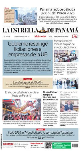 Cover of La Estrella de Panama