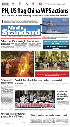 Cover of Manila Standard