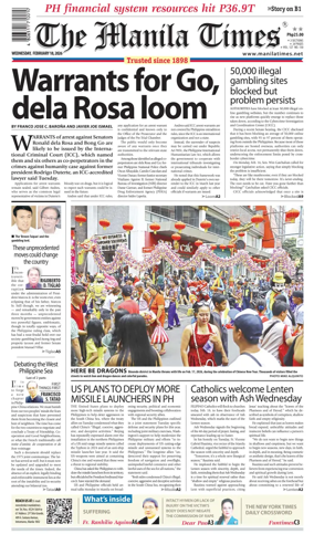 Cover of The Manila Times