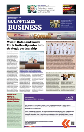 Cover of Gulf Times Business