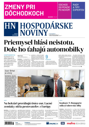 Cover of Hospodarske noviny