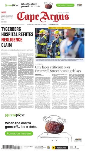 Cover of Cape Argus (PM Edition)