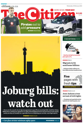 Cover of The Citizen (KZN)