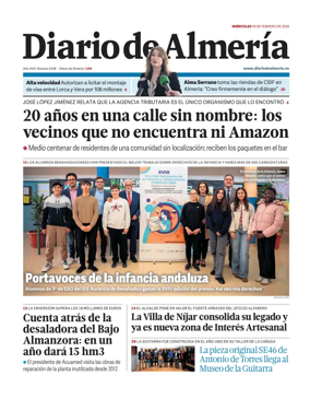 Cover of Diario de Almeria