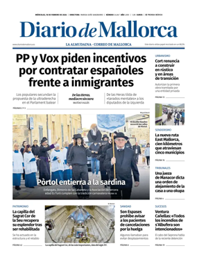 Cover of Diario de Mallorca