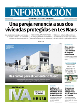 Cover of Diario Informacion (Elche y Vega Baja)