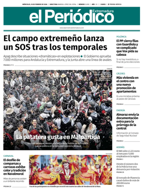 Cover of El Periodico Extremadura