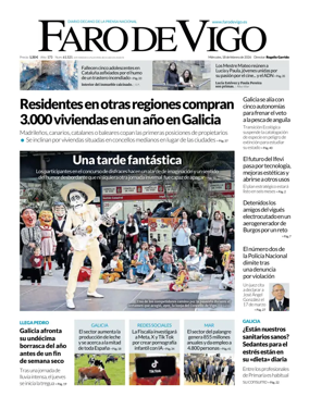 Cover of Faro de Vigo