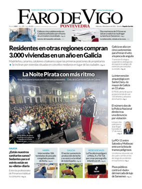 Cover of Faro de Vigo (Pontevedra)