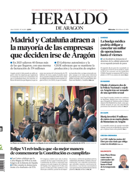 Cover of Heraldo de Aragon