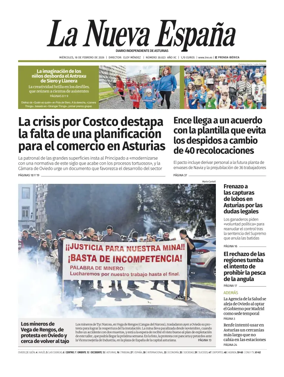 Cover of La Nueva Espana (Occidente)