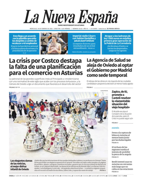 Cover of La Nueva Espana (Oviedo)