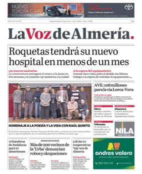 Cover of La Voz de Almeria