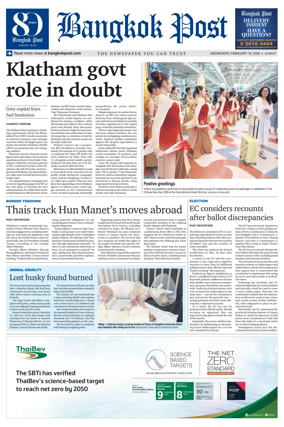 Cover of Bangkok Post