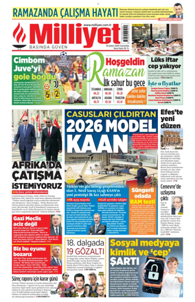Cover of Milliyet