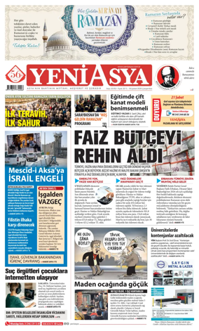 Cover of Yeni Asya