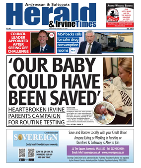 Cover of Ardrossan & Saltcoats Herald