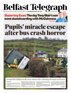 Cover of Belfast Telegraph