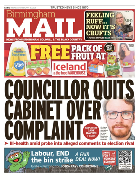 Cover of Birmingham Mail