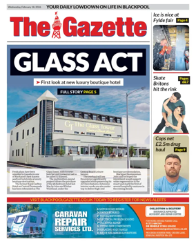 Cover of Blackpool Gazette