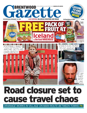 Cover of Brentwood Gazette