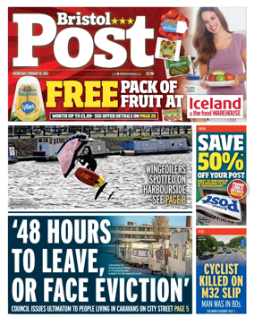 Cover of Bristol Post