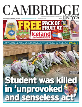 Cover of Cambridge News