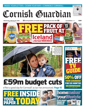 Cover of Cornish Guardian (Newquay & the North Coast)