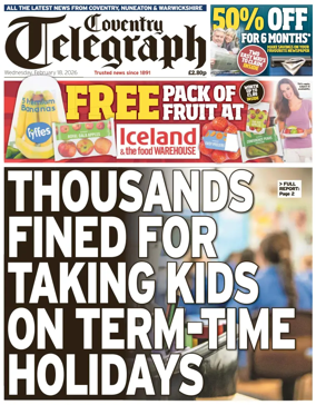Cover of Coventry Telegraph