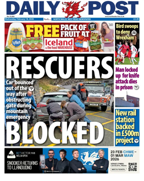 Cover of Daily Post (North Wales)