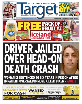 Cover of East Coast & The Wolds Target