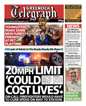 Cover of Greenock Telegraph