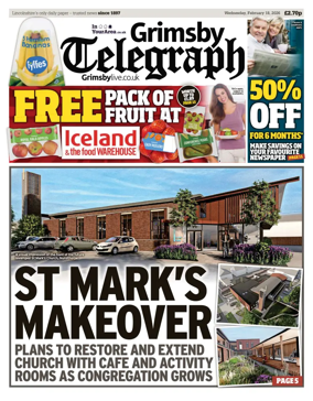Cover of Grimsby Telegraph